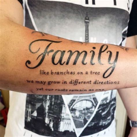 family lettering tattoo|family dedicated tattoo sleeves.